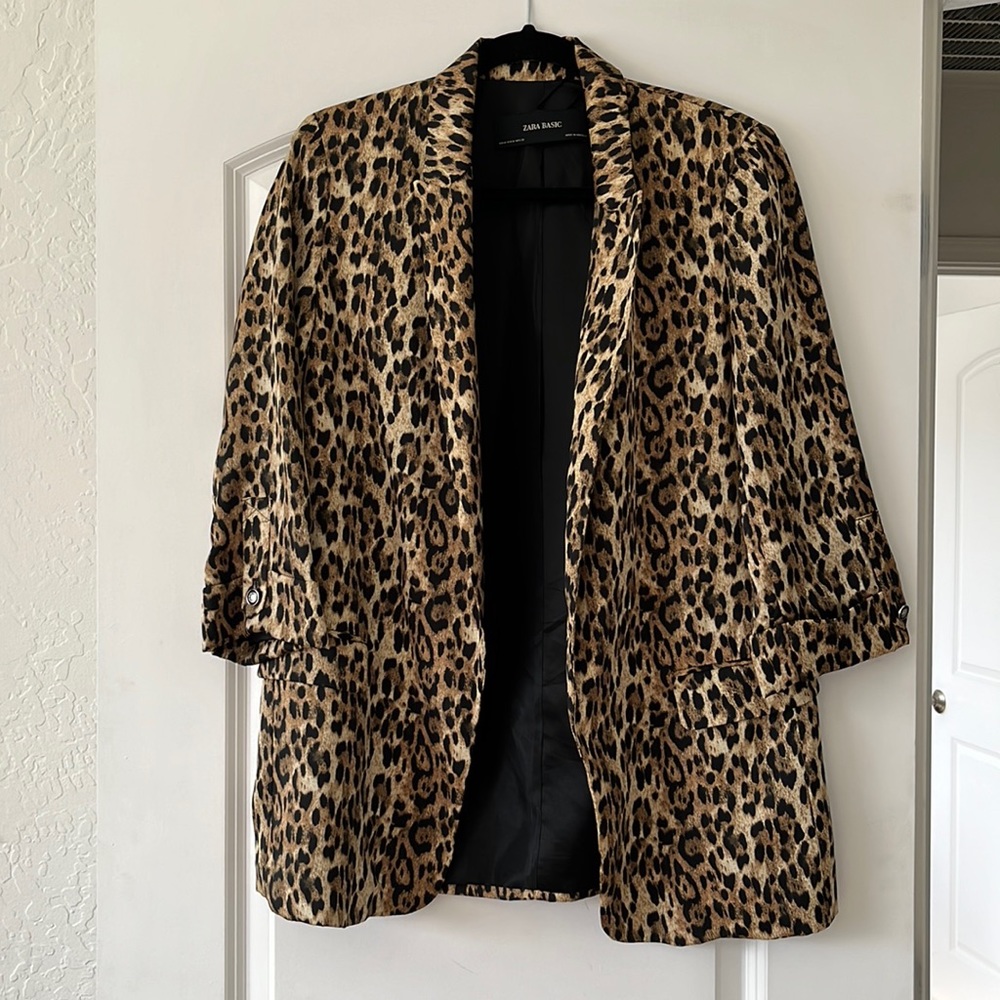 Leopard Zara blazer